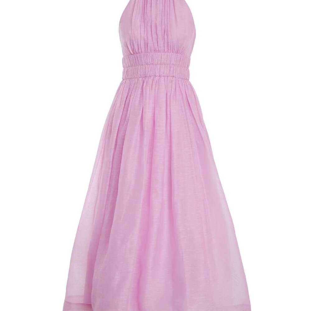 Zimmerman Linen Pink dress